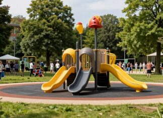 Neue 12.000 Quadratmeter Spielzone im Herzogpark München eröffnet