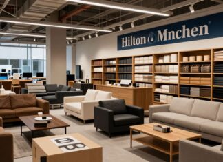 Hilton München räumt Lager: Bis zu 70 Prozent auf Möbel und Equipment