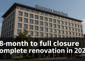 Sheraton München schließt für 18 Monate zur Komplettsanierung ab 2025