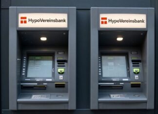 Geldautomat der HypoVereinsbank in der Kaufingerstraße 10 außer Betrieb