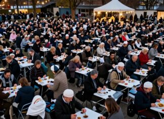 Über 5.000 Gläubige feiern gemeinsames Iftar-Fest im Münchner Olympiapark