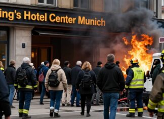 Brand im Kings Hotel Center München – 120 Gäste sicher evakuiert