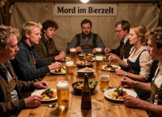 Mord im Bierzelt: Münchens neues Krimidinner mit 7 Gängen und Tatort-Flair