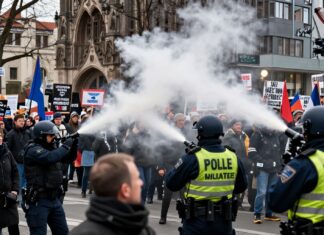 Tausende bei München-Demo gegen Rechtsextremismus – Polizei setzt Pfefferspray ein