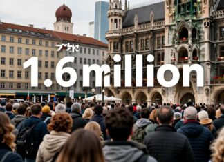 Münchens Einwohnerzahl klettert 2024 auf Rekordwert von über 1,6 Millionen