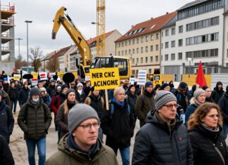 Neubauprojekt in München-Kirchheim löst Proteste von 200 Anwohnern aus