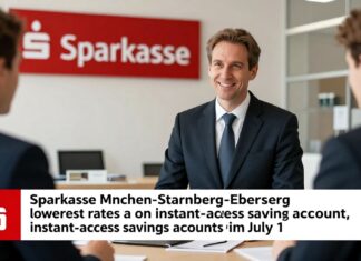 Sparkasse München-Starnberg-Ebersberg senkt Zinsen auf Tagesgeld ab 1. Juli