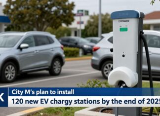 Stadt M plant 120 neue E-Ladestationen bis Ende 2025