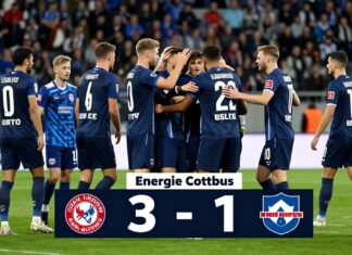 1860 München siegt 3:1 gegen Cottbus und klettert auf Tabellenplatz 5