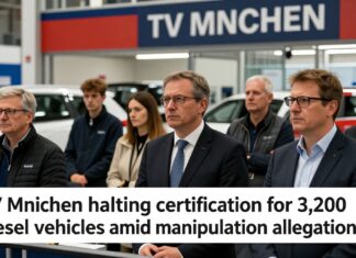 TÜV München stoppt Zulassung für 3.200 Diesel-Fahrzeuge wegen Manipulationsvorwürfen