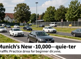 Neuer Verkehrsübungsplatz in München: 10.000 Quadratmeter für Fahranfänger ab Juni