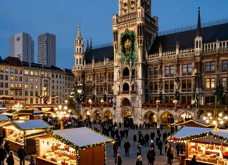 Münchens Christkindlmarkt 2025: 220 Stände und neues Lichterkonzept am Marienplatz