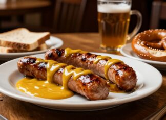 Münchens älteste Wirtschaft serviert seit 1896 das perfekte Weißwurstfrühstück mit süßem Senf und Brezn