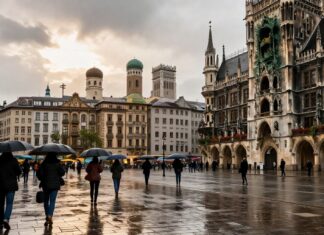 München erwartet morgen 18 Grad und leichten Regen am Nachmittag