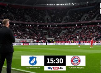 TSG Hoffenheim gegen FC Bayern heute live um 15:30 bei Sky und DAZN