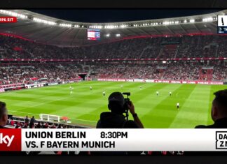 Union Berlin gegen Bayern München live heute um 20:30 Uhr auf Sky und DAZN