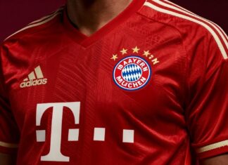 Bayerns neues Trikot 2024/25: Rot mit goldenen Akzenten und Retro-Logo