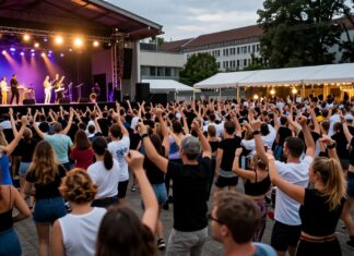 Münchens erste 200-Personen-Ecstatic-Dance-Party füllt die Zen-Halle an der Isar