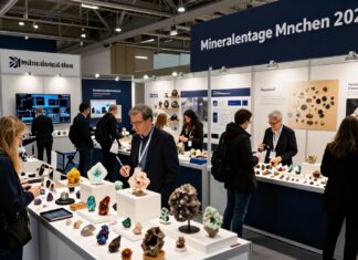 Mineralienmesse München 2025 präsentiert über 1.200 internationale Aussteller und Seltenheiten