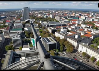 Live-Blick vom Olympiaturm: München zeigt sich in Echtzeit aus 190 Metern Höhe
