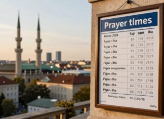 Gebetszeiten in München: Aktuelle Fajr- und Ischa-Uhrzeiten für Juli 2024