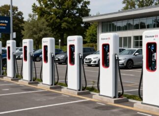 Parkplatz P9 an der Messe München ab 1. September mit 500 neuen Ladeplätzen