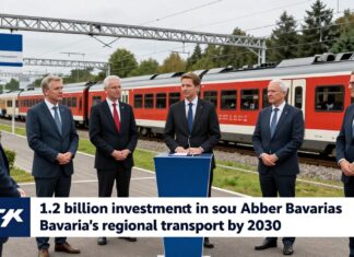 Bayerische Staatsregierung kündigt 1,2-Milliarden-Investition in Oberbayerns Regionalverkehr bis 2030 an